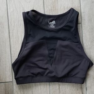 $Kyodan Mesh see thru sports bra black XS